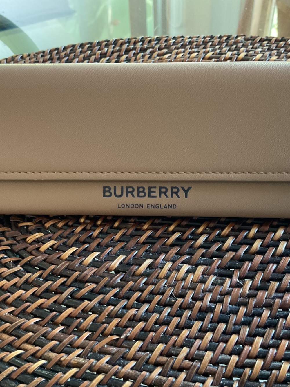Elegant Burberry Eyeglass Case